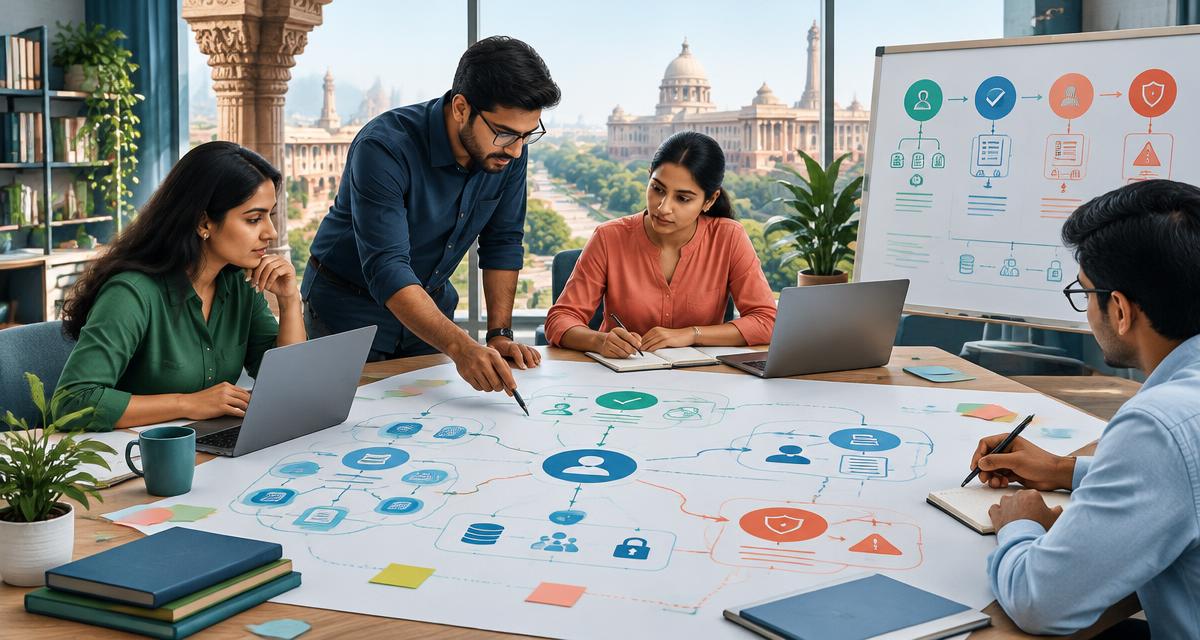 India-based privacy team mapping consent, rights, retention and breach workflows